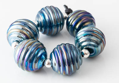 Metallic Lampwork Beads