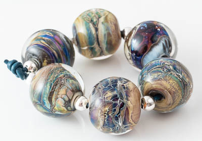 All Mixed Up - Lampwork Beads