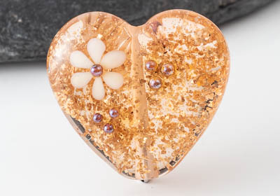 Lampwork Heart Bead