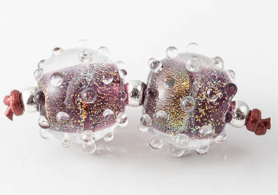 Dichroic Lampwork Beads