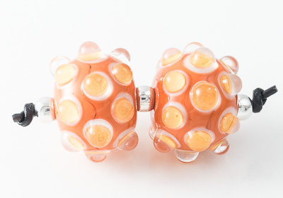 Bumpy Lampwork Beads