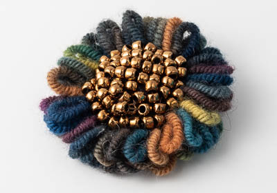 Colourful Flower Brooch