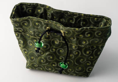 Green Jewellery Pouch