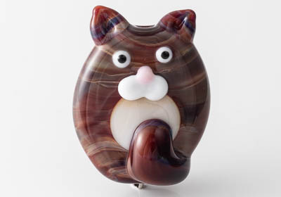 Lampwork Cat Bead