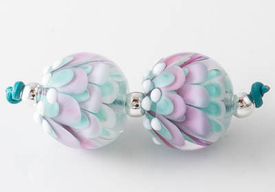 Lampwork Dahlia Beads