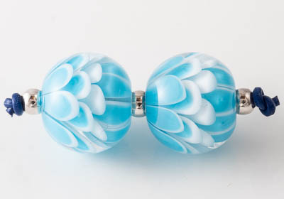 Lampwork Dahlia Beads