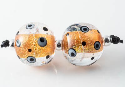 Dichroic Lampwork Beads