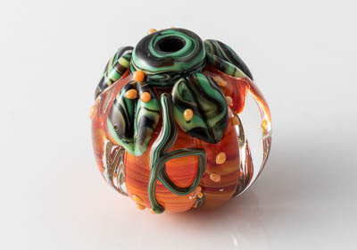 Lampwork Pumpkin Bead