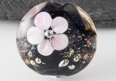 Shimmery Lampwork Bead