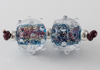 Dichroic Lampwork Beads