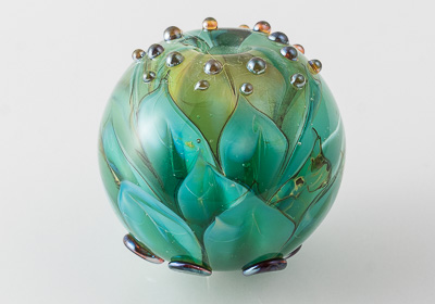 Dahlia Lampwork Bead