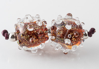 Dichroic Lampwork Beads