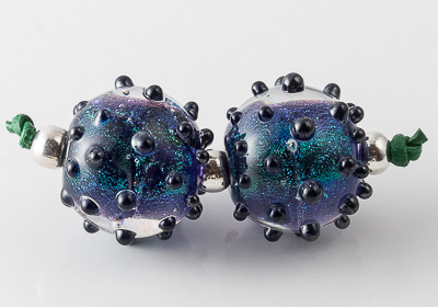 Dichroic Lampwork Beads