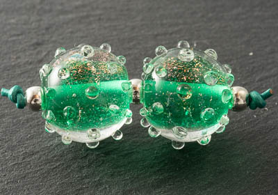 Dichroic Lampwork Beads