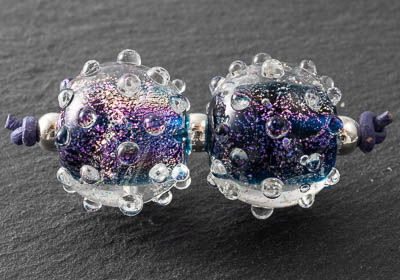 Dichroic Lampwork Beads