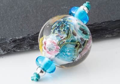 Lampwork Flower Bead Set