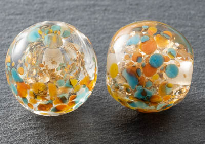 Glittery Lampwork Beads