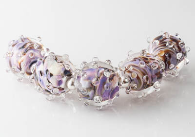 Lampwork Bumpy Beads