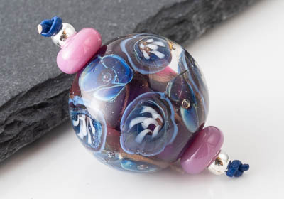 Lampwork Flower Bead Set