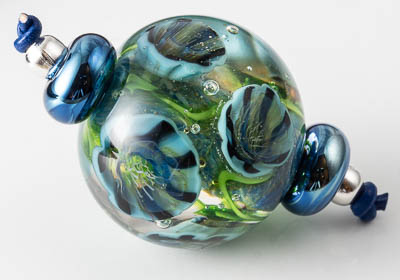 Lampwork Flower Bead Set