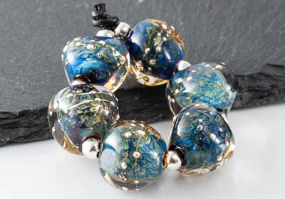 Lampwork Nugget Bead Set