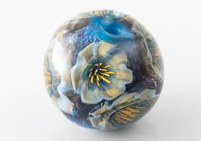 Lampwork Flowery Bead