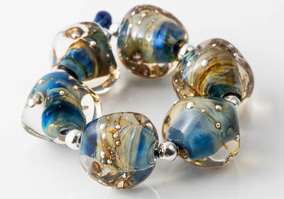 Lampwork Nugget Beads