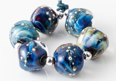 Lampwork Nugget Beads