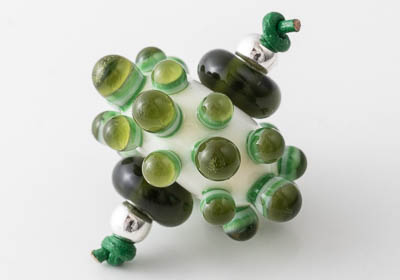 Lampwork Bumpy Bead Set