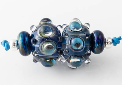 Bumpy Lampwork Beads