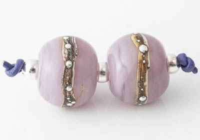 Purple Lampwork Beads