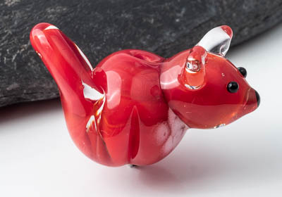 Lampwork Fox Bead