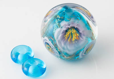 Lampwork Flower Murrini Bead Set