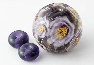 Lampwork Flower Murrini Bead Set