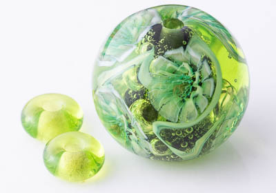 Lampwork Flower Murrini Bead Set