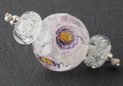 Lampwork Flower Murrini Bead Set