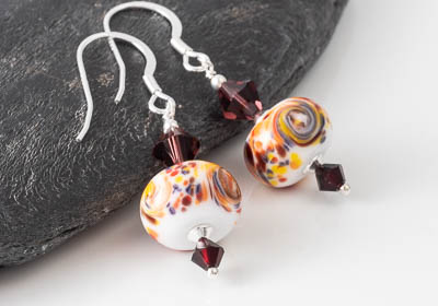 Lampwork Fritty Earrings