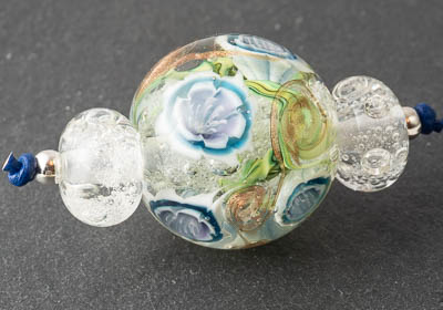 Lampwork Flower Murrini Bead Set