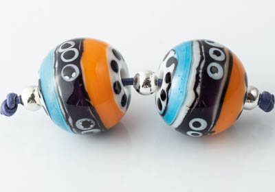 Graphics Lampwork Beads