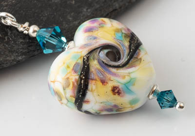 Heart Lampwork Pendant