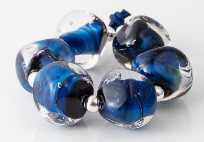 Lampwork Nugget Beads