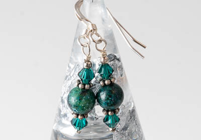 "Green Skies" Earrings