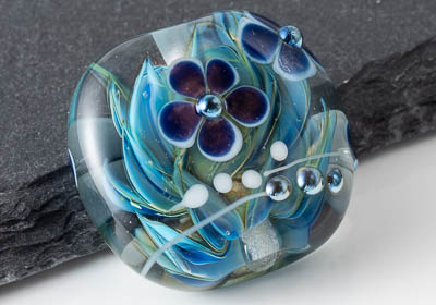 Dahlia Lampwork Bead