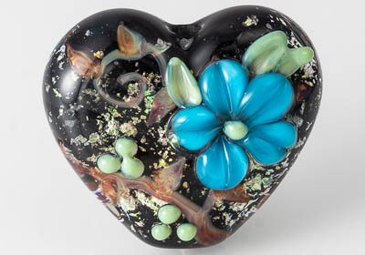 Lampwork Heart Bead