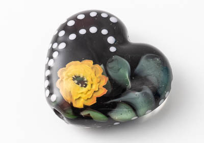 Lampwork Heart Bead