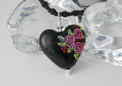 Black Heart Necklace