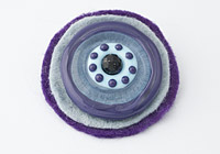 Blue Lampwork Brooch