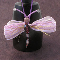 Pink Bead Butterfly