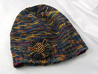 Fair Trade 100% Wool Multi-Coloured Beanie Hatt