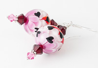 Heart Lampwork Earrings Heart Lampwork Earrings